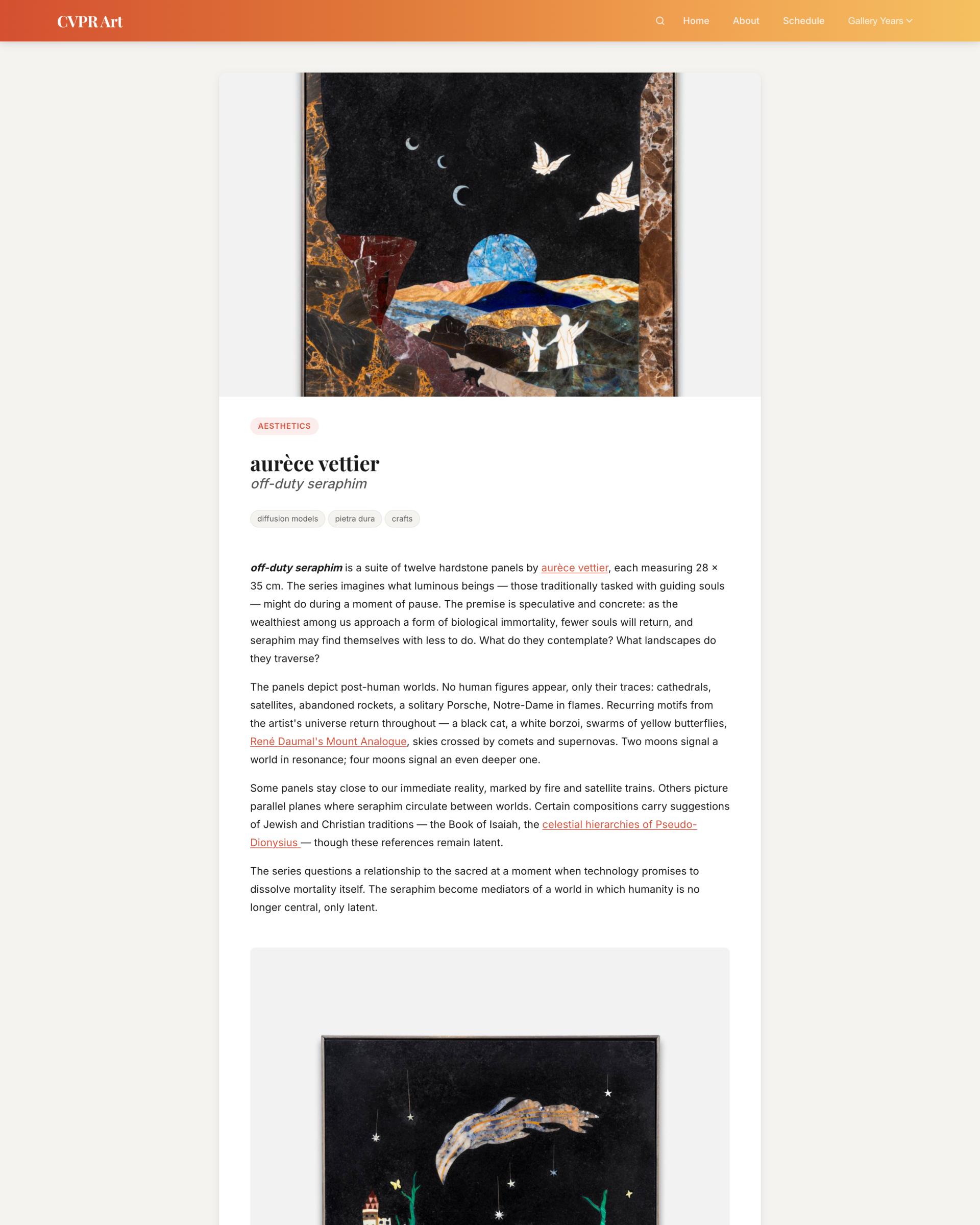 CVPR Art Gallery — magazine cover, published by CVPR Art Gallery, 2026, written by Luba Elliott