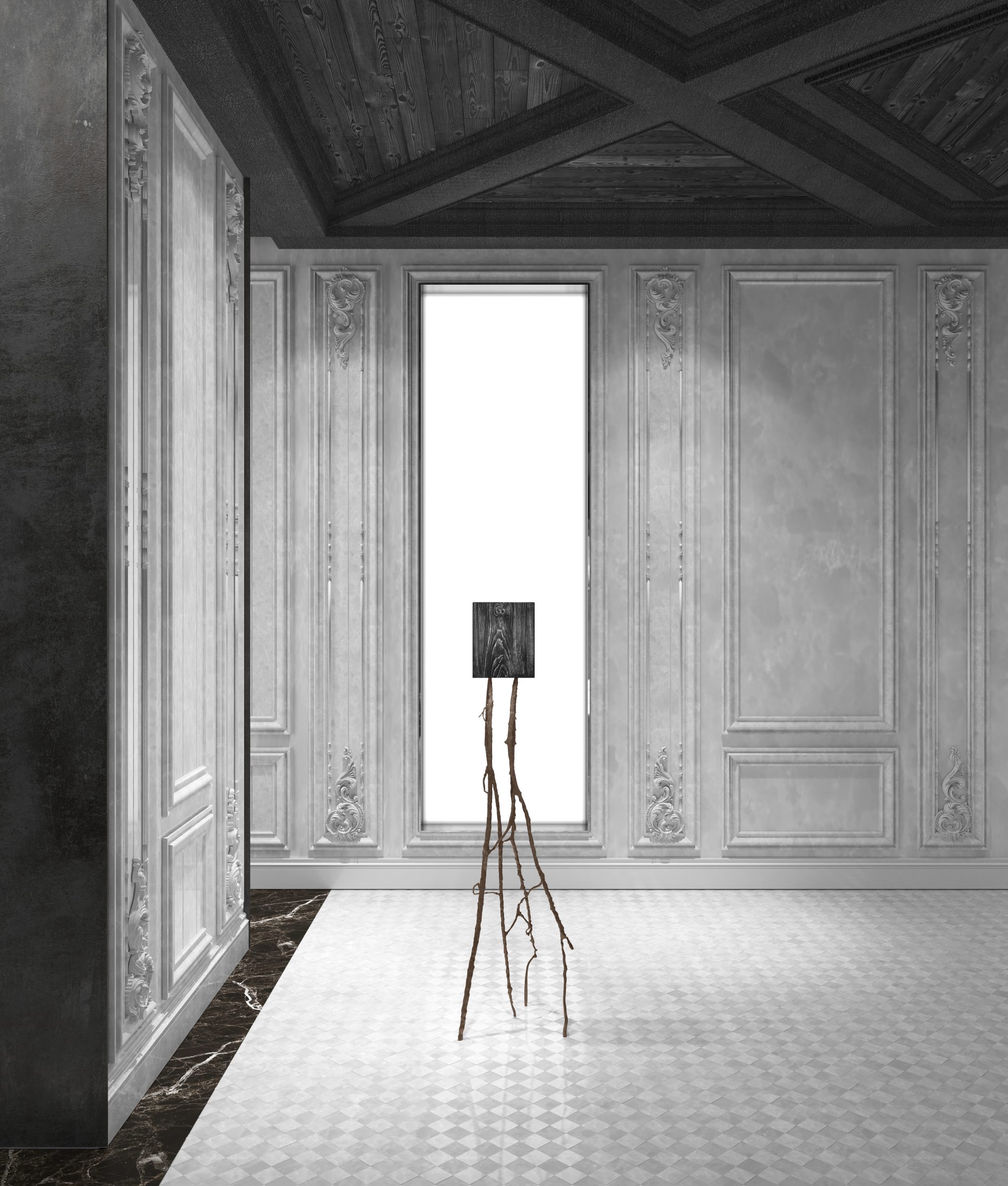 "le cabinet botaniste", sculpture created in collaboration with Gilles & Boissier, 2022