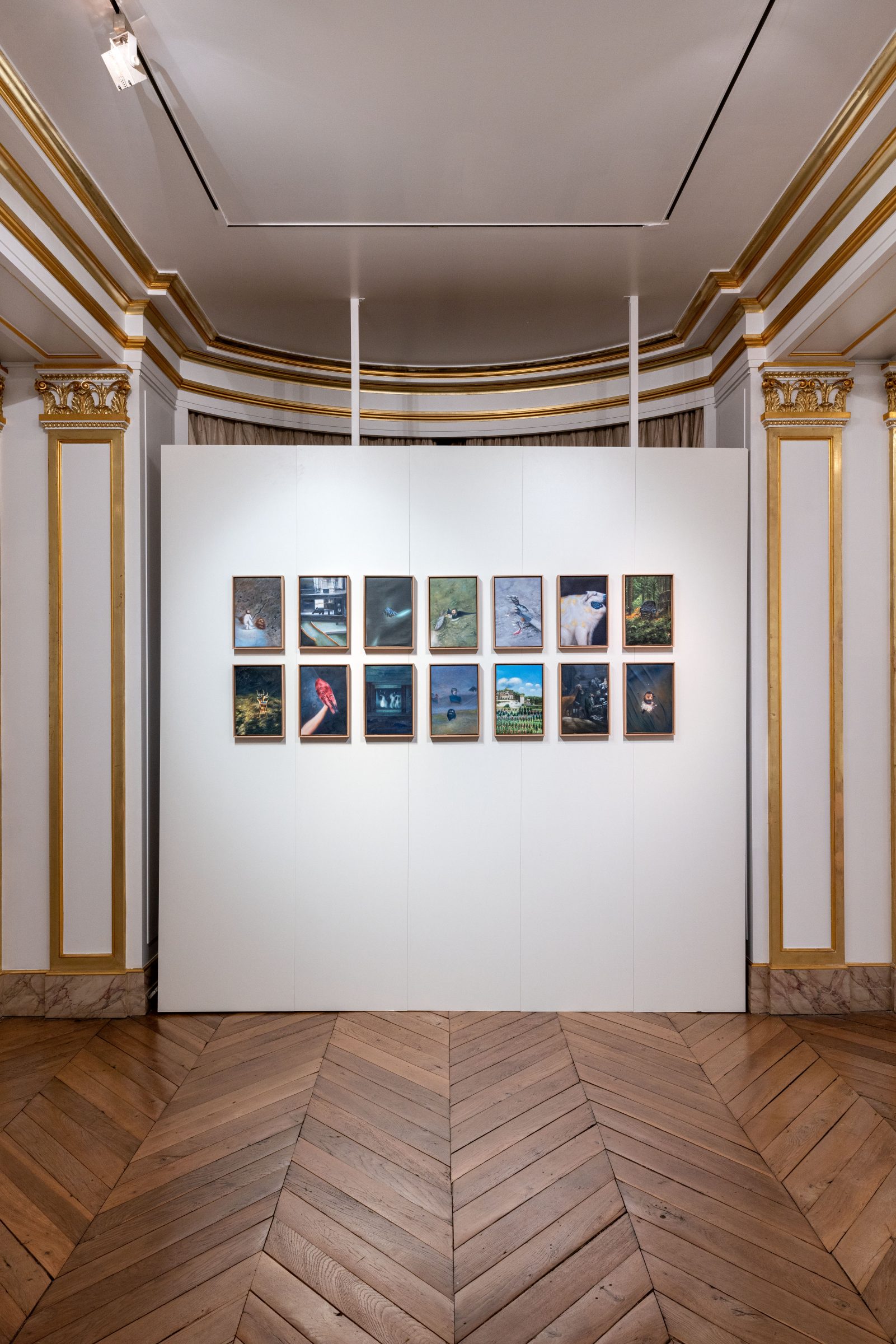 「Circular Ruins」展示ビュー、Darmo & Gismondiで開催された展覧会、Dayneris Britoキュレーション、パリ、2022