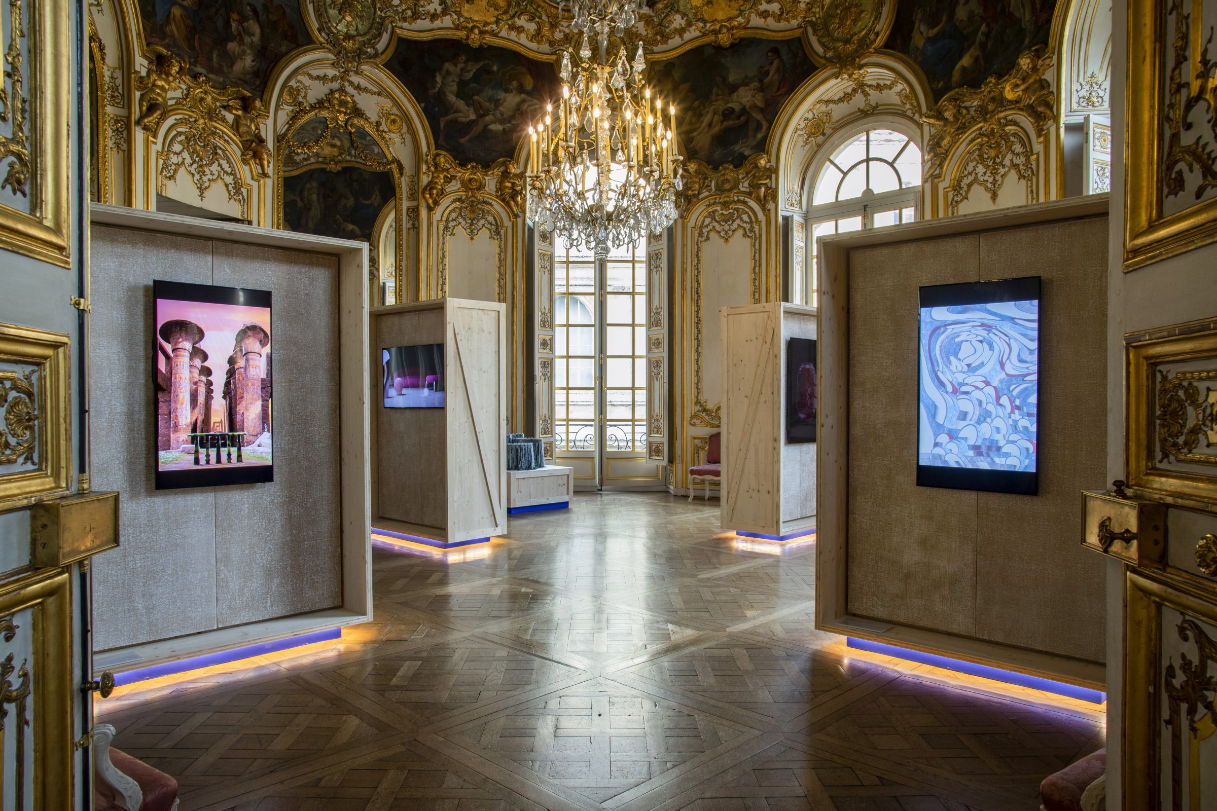منظر من المعرض "D3SIGN CAPSULE"، معرض أقيم في Musée des Archives Nationales، عام 2022