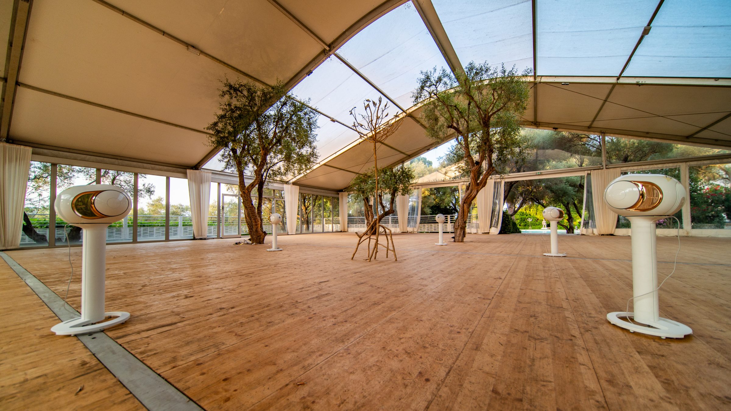 منظر من المعرض "forêt, tentative,"، معرض في Darmo، Bastide du Roy، أنتيب، 2024