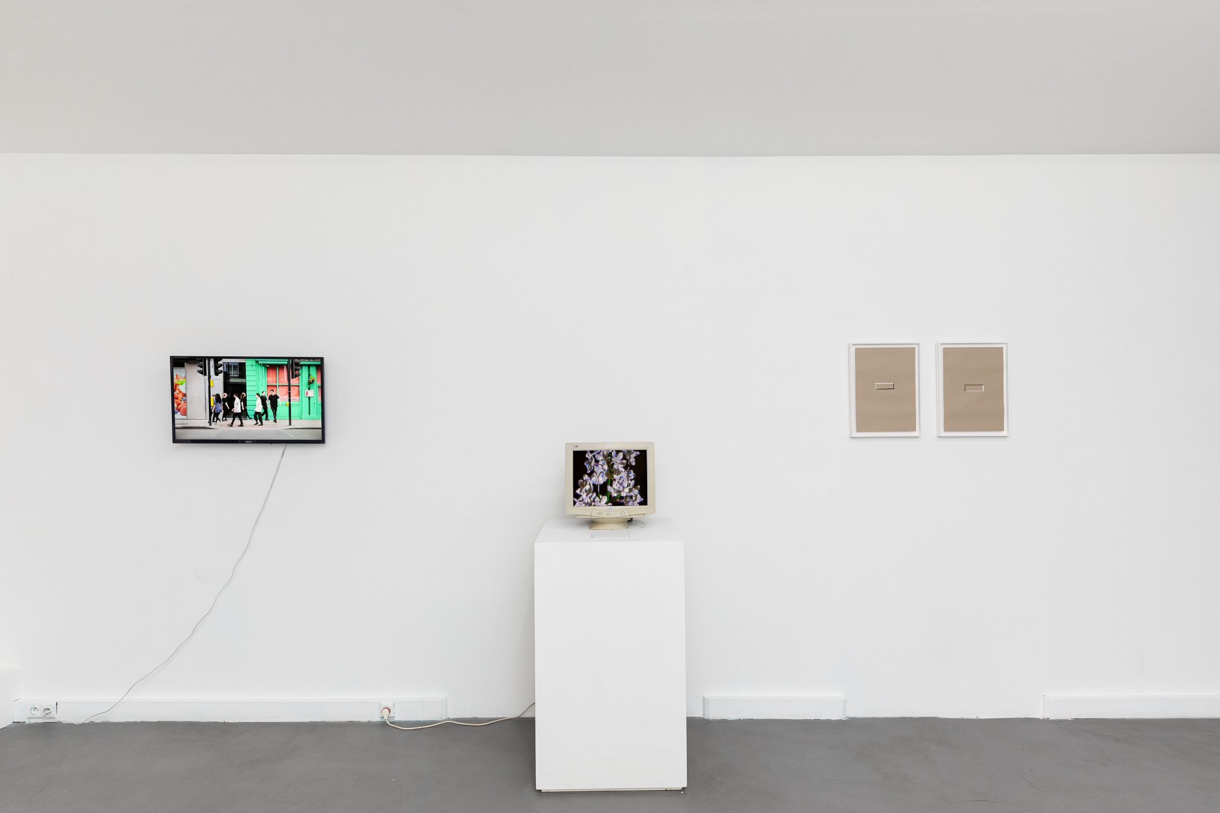 「Liminal Territories」展示ビュー、pal projectでの展覧会、Filippo Lorenzinキュレーション、パリ、2021年