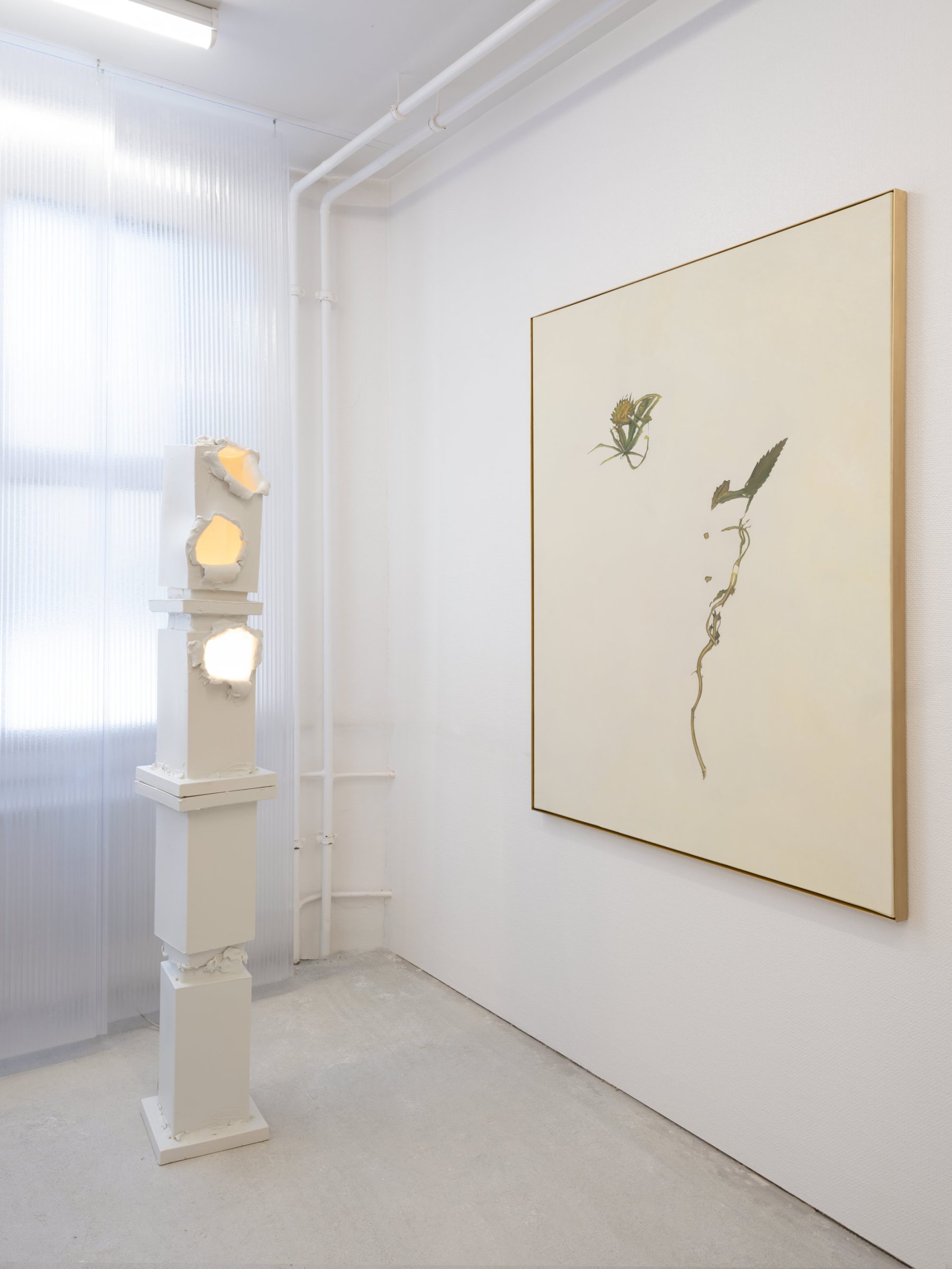 NOMAD St. Moritz 아트페어의 the Spaceless Gallery와 함께한 전시 전경, 2025