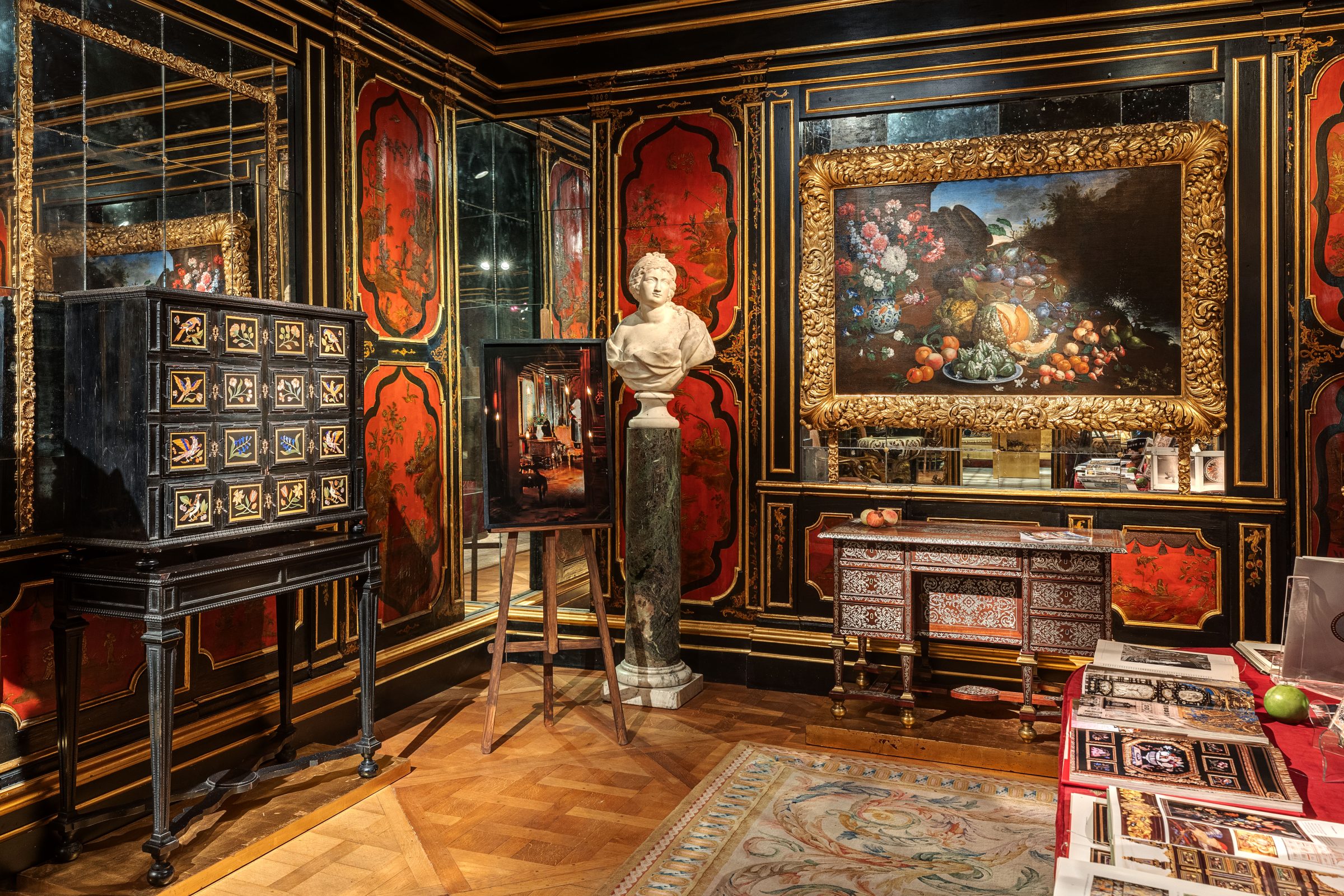 منظر من المعرض "Opus Sectile"، المعرض المقام في Galerie Gismondi، باريس، 2021