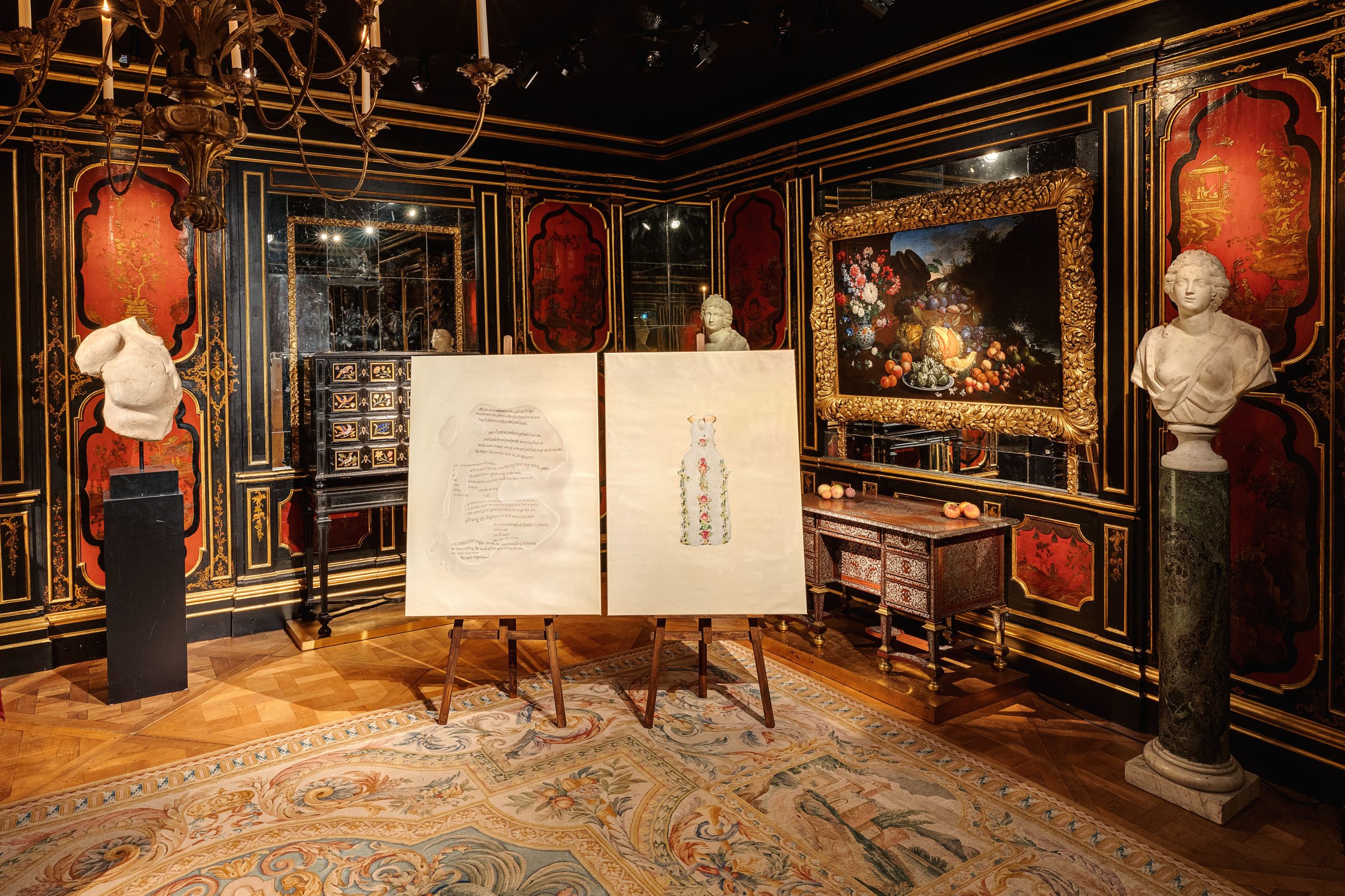 منظر من المعرض "Opus Sectile"، المعرض المقام في Galerie Gismondi، باريس، 2021