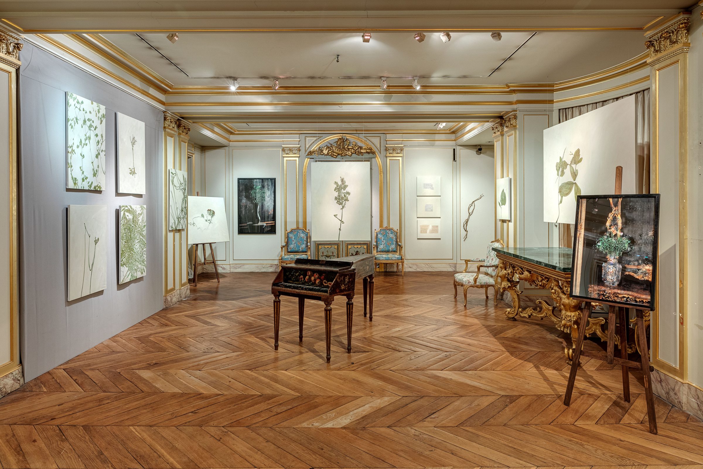 منظر من المعرض "Opus Sectile"، معرض أقيم في Galerie Gismondi، باريس، 2021