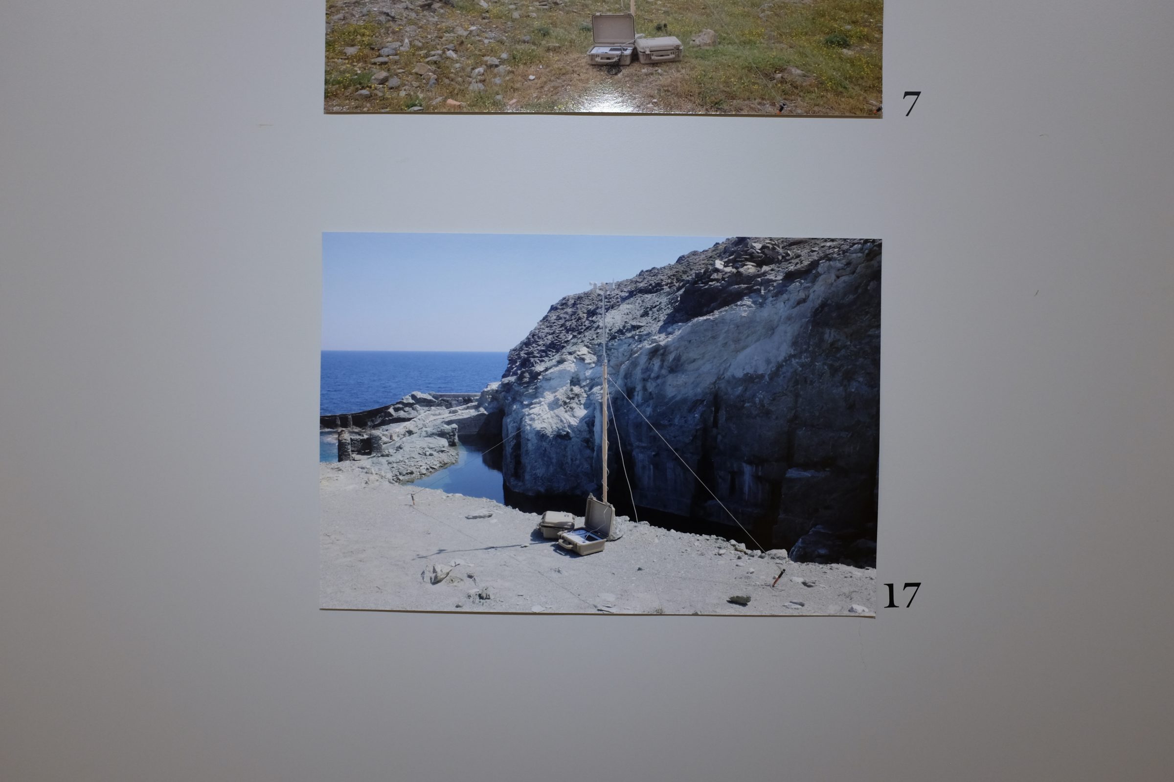 "Wind Fragments"展示ビュー、2022年、ギリシャ、Alexia Pappaが企画したCultural Foundationでの展覧会