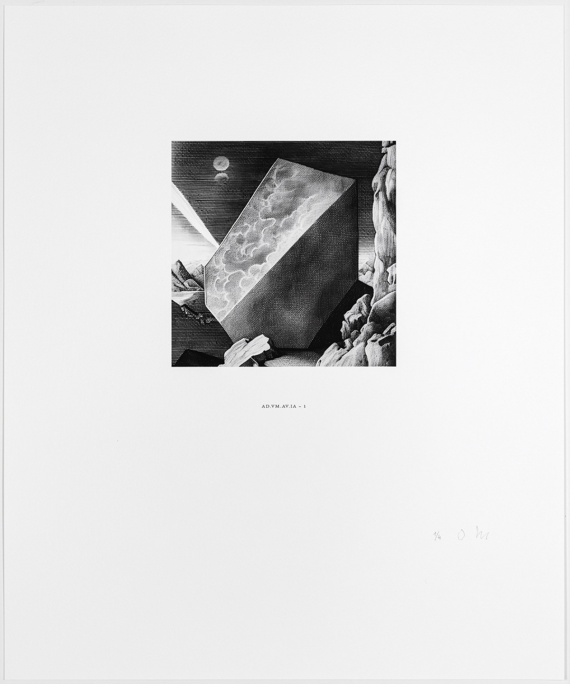 Photo of "AD.VM.AV.IA - 1", work from the collaboration of aurèce vettier and Vera Molnár
