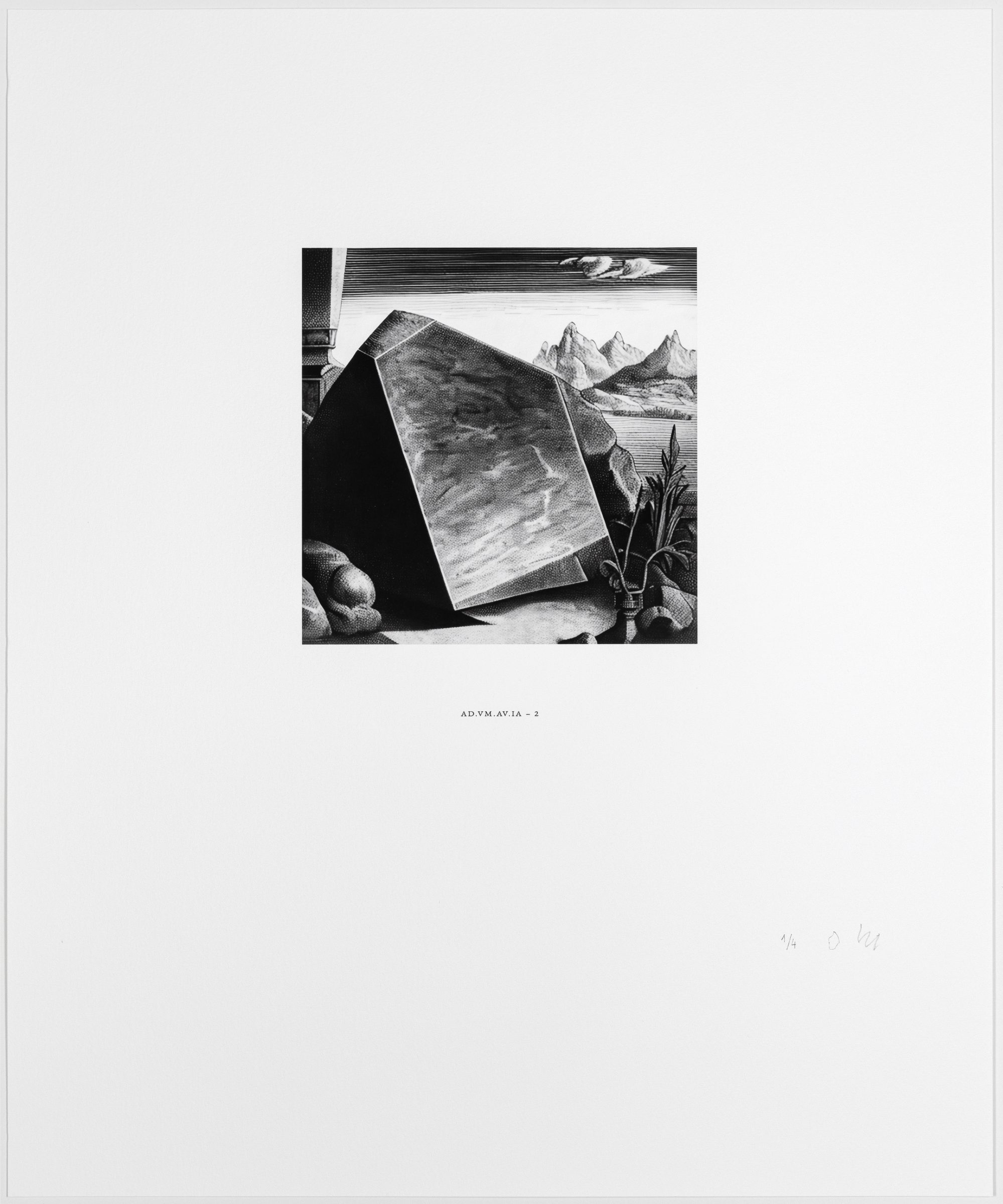 Photo of "AD.VM.AV.IA - 1", work from the collaboration of aurèce vettier and Vera Molnár