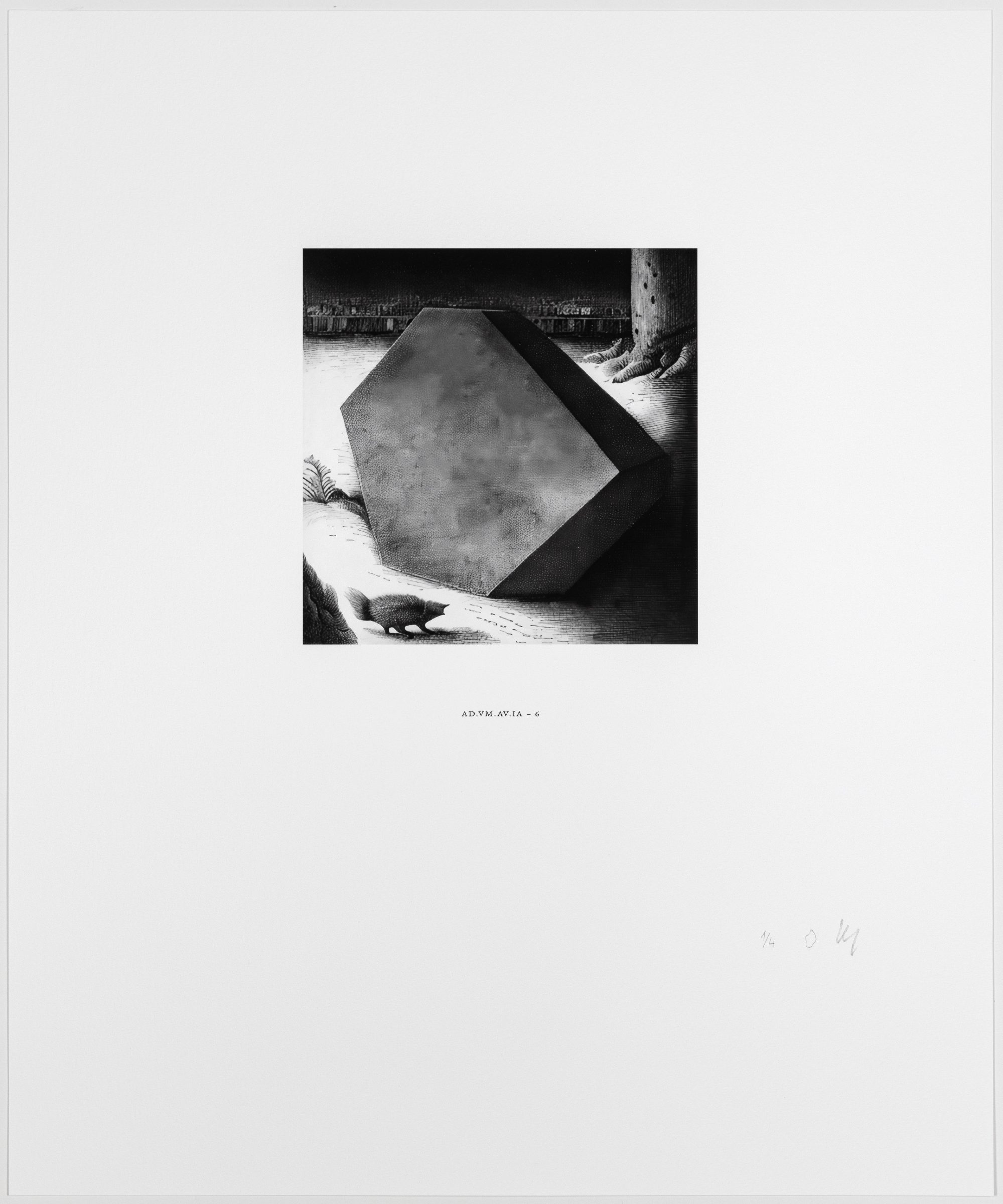 Photo of "AD.VM.AV.IA - 6", work from the collaboration of aurèce vettier and Vera Molnár